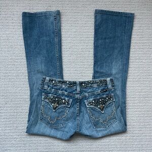 Y2K Miss Me low rise bootcut jeans